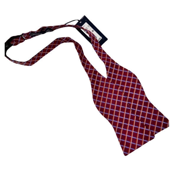 NWT $39.50 Cremieux 100% Silk Men’s Bow Tie - Picture 2 of 5